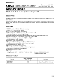 Click here to download MS82V16520 Datasheet