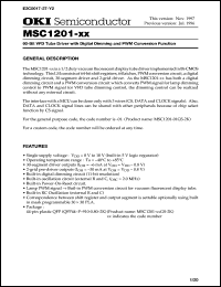 Click here to download MSC1201-xx Datasheet