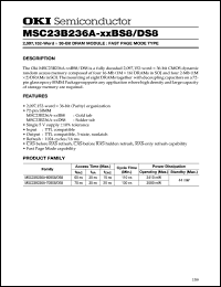 Click here to download MSC23B236A-xxBS8 Datasheet