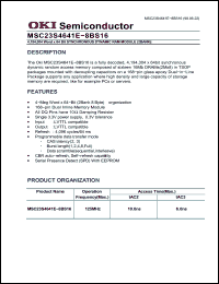 Click here to download MSC23S4641E Datasheet