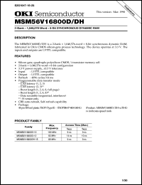 Click here to download MSM56V16800D Datasheet