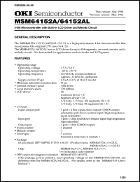 Click here to download MSM64152A Datasheet