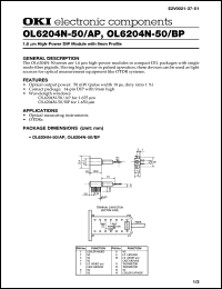 Click here to download OL6204N-50 Datasheet