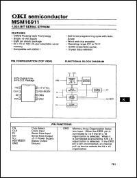 Click here to download MSM16911P-GS Datasheet