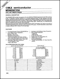 Click here to download MSM28C256-25JS Datasheet