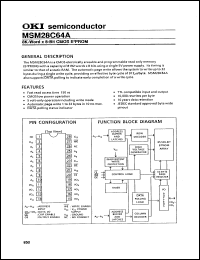 Click here to download MSM28C64A12 Datasheet