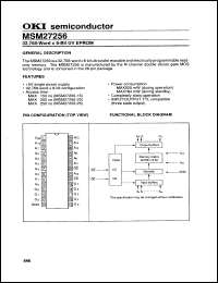 Click here to download MSM27256-25AS Datasheet