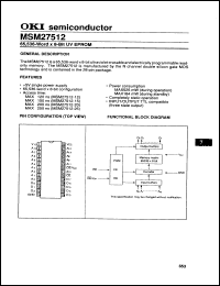 Click here to download MSM27512ZB20RS Datasheet