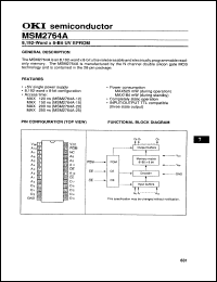Click here to download MSM2764-25AS Datasheet