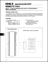 Click here to download MSM27C1024-15AS Datasheet