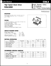 Click here to download KGL5202 Datasheet