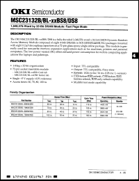 Click here to download MSC23132B10DS8 Datasheet