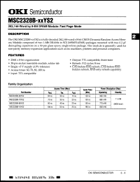 Click here to download MSC2328A1AYS2 Datasheet