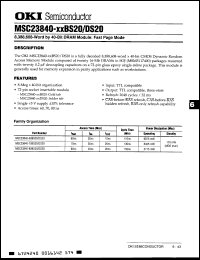 Click here to download MSC23840-80DS20 Datasheet