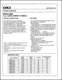 Click here to download MSM7U016FLAT24P Datasheet