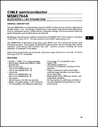 Click here to download MSM3764-20ARS Datasheet