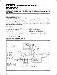 Click here to download MSM5056 Datasheet