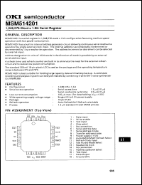Click here to download MSM514201JS Datasheet