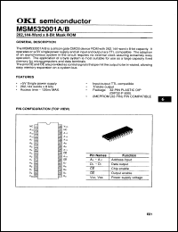 Click here to download MSM532001A12RS Datasheet