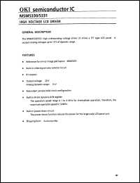 Click here to download MSM5331 Datasheet