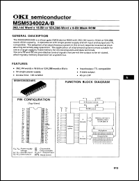 Click here to download MSM534002B12RS Datasheet