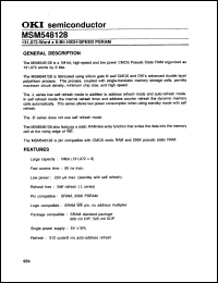 Click here to download MSM548128L12GS Datasheet