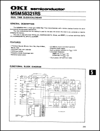 Click here to download MSM58321RS Datasheet