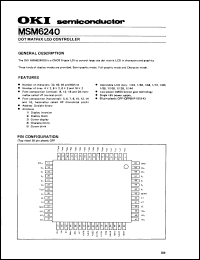 Click here to download MSM6240GS Datasheet