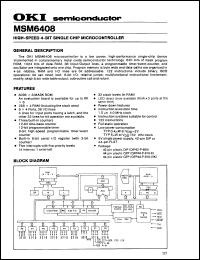 Click here to download MSM6408GS-K Datasheet