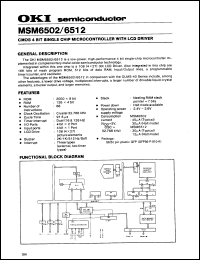 Click here to download MSM6512GS-K Datasheet