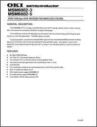 Click here to download MSM6882-5GS-VK Datasheet