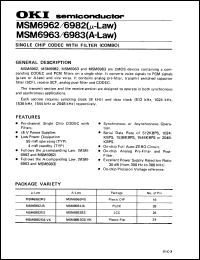 Click here to download MSM6982JS Datasheet