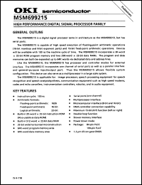 Click here to download MSM699215JS Datasheet