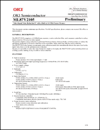 Click here to download ML87V2105 Datasheet