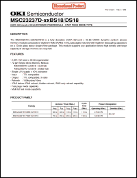 Click here to download MSC23237D-70DS18 Datasheet