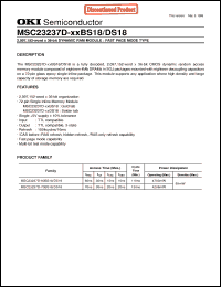 Click here to download MSC23237D-XXBS18 Datasheet