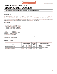 Click here to download MSC23Q436D-60DS9 Datasheet