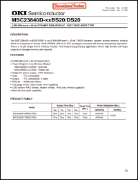 Click here to download MSC23840D-XXDS20 Datasheet