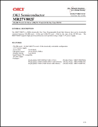 Click here to download MR27V802F Datasheet