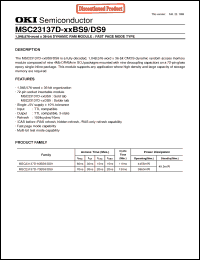 Click here to download MSC23137D Datasheet