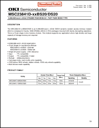 Click here to download MSC23841D-70DS20 Datasheet