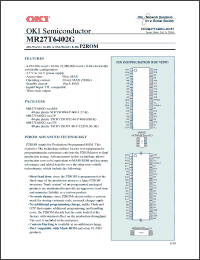Click here to download MR27T6402G-XXXMA Datasheet