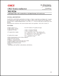 Click here to download ML9226 Datasheet