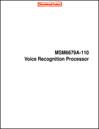 Click here to download MSM6679A-110 Datasheet