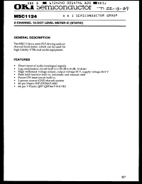 Click here to download MSC1124RS Datasheet