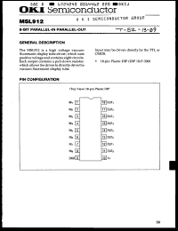 Click here to download MSL912RS Datasheet