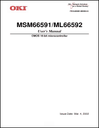 Click here to download ML66592 Datasheet