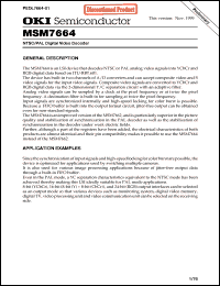 Click here to download MSM7664 Datasheet