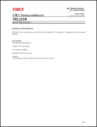 Click here to download ML2110TC Datasheet