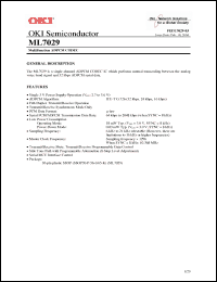 Click here to download ML7029 Datasheet